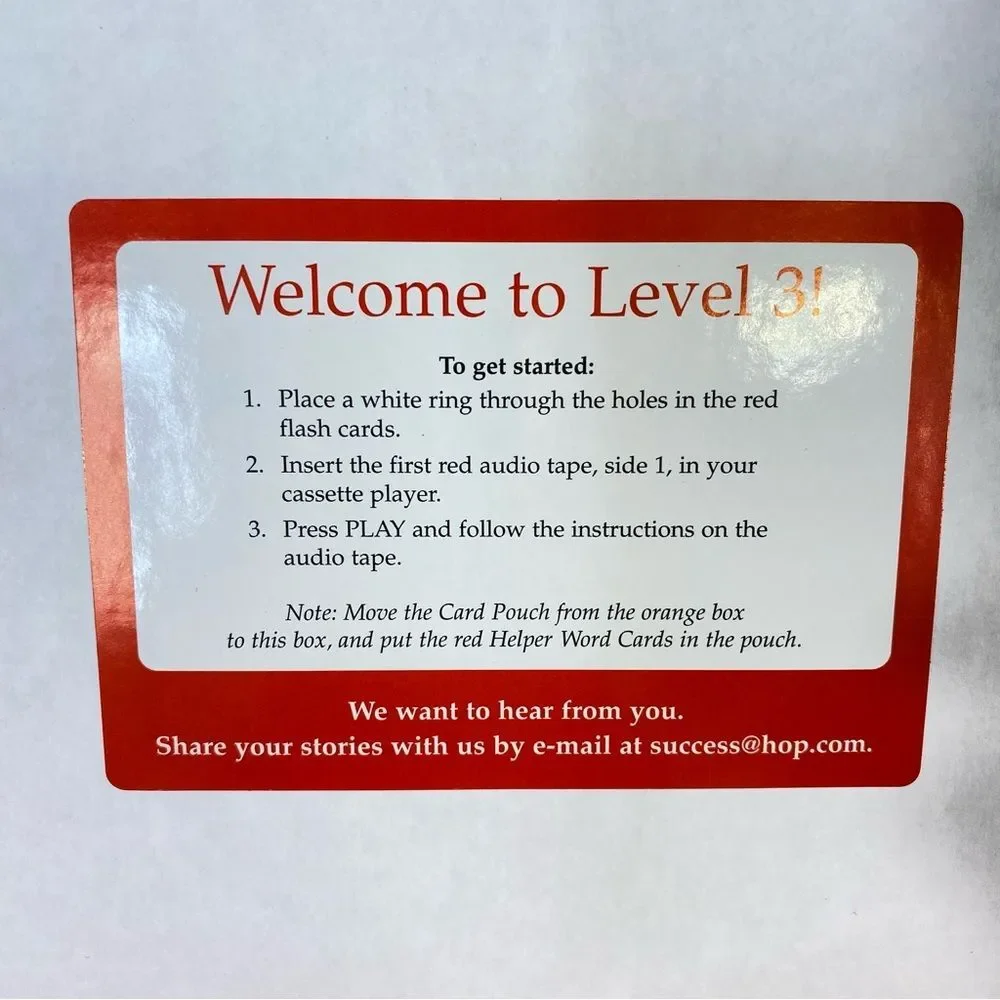 Hooked on Phonics Level 3 in Original Box with All Components As Shown